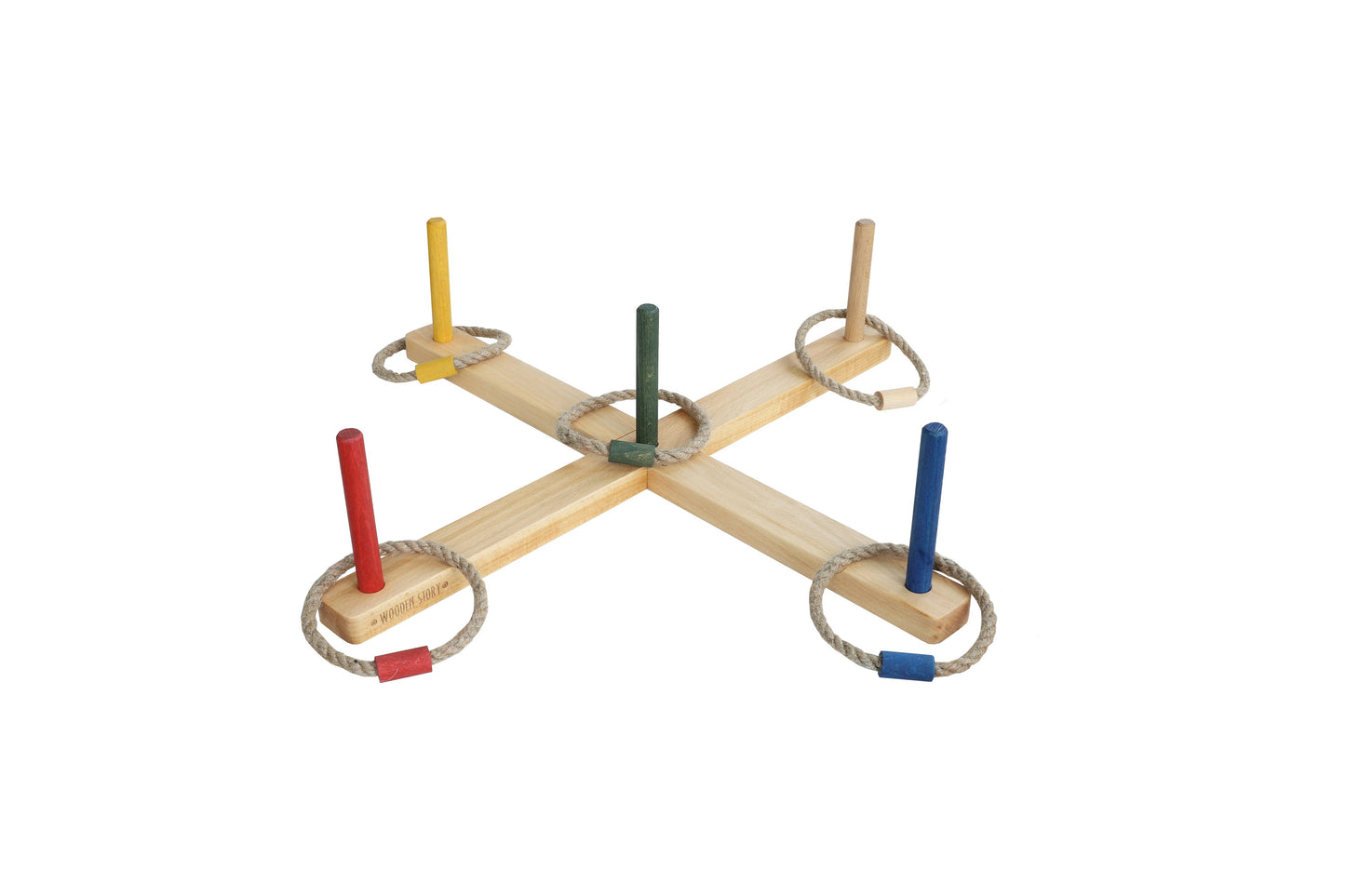 Hase und Eule Ringwurf Spiel Toss Set 