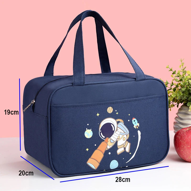 Schulthek –  Set Astronaut mit Lunchbox, Etui und Anhänger