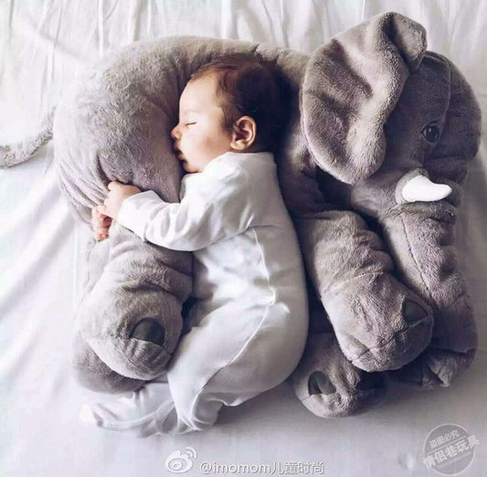   Hase und Eule Elefantenkissen Lagerungskissen Kuschelkissen Baby Kinder 